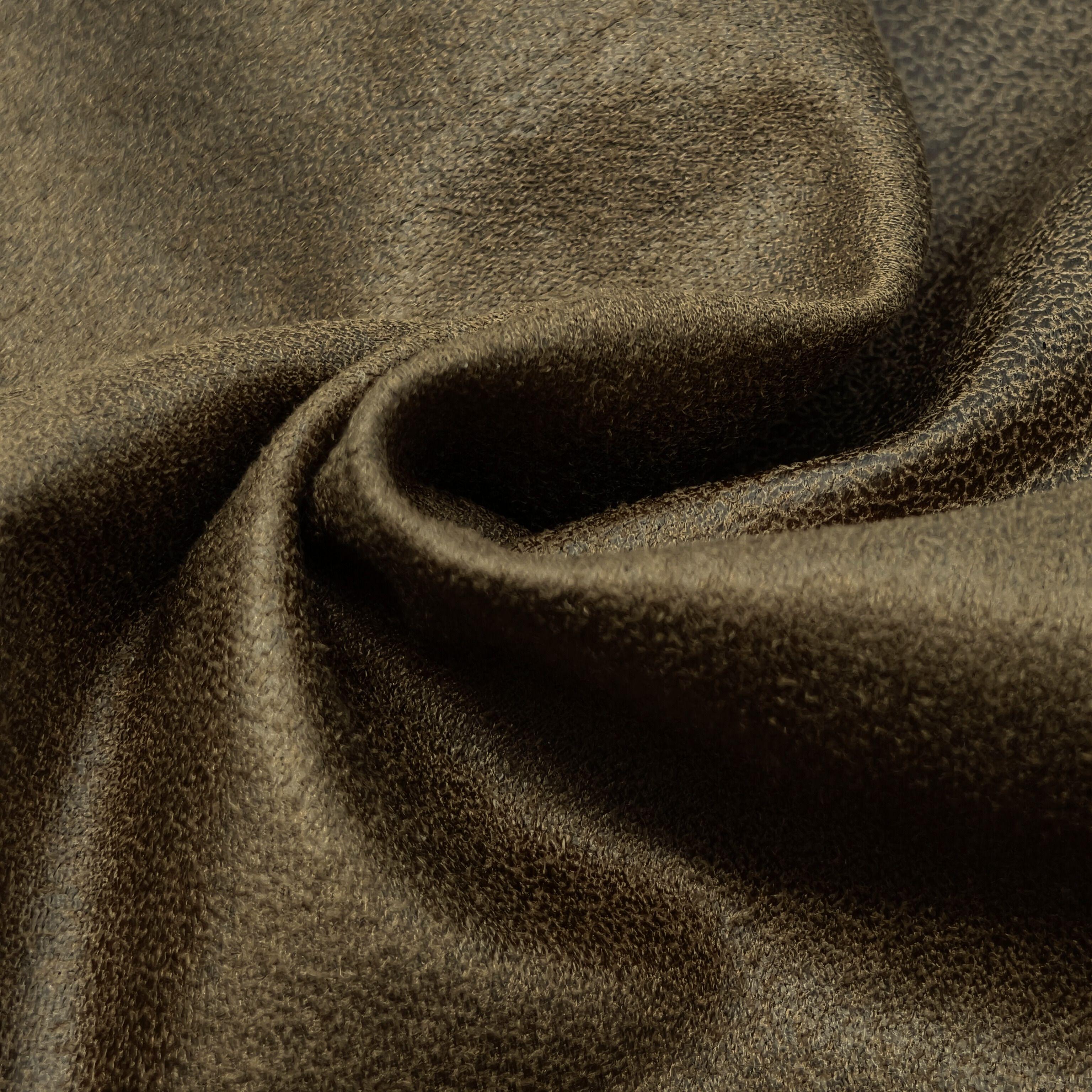 Premium Post-Process Printed Suede – Vintage Leather Aesthetic