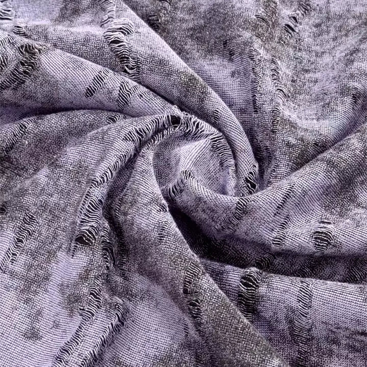 Crackle-Wash Tie-Dye Deconstructed Knit