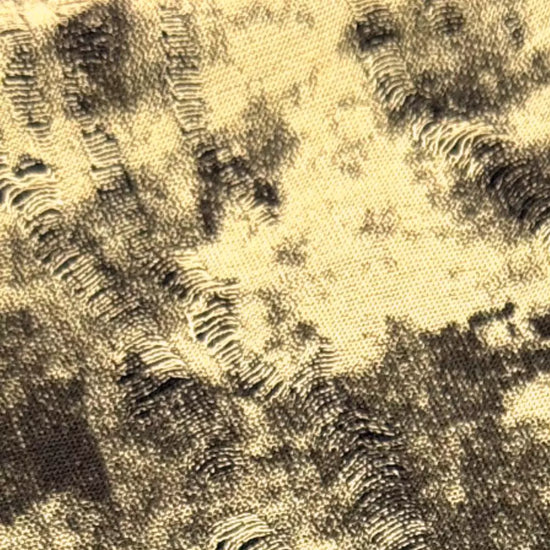 Crackle-Wash Tie-Dye Deconstructed Knit