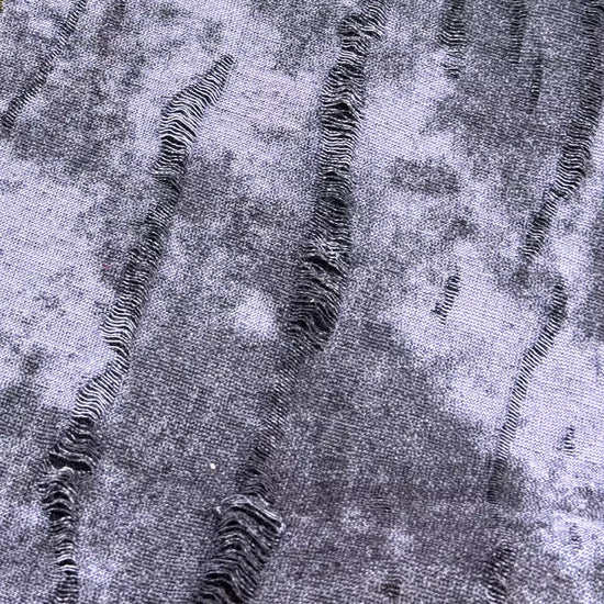 Crackle-Wash Tie-Dye Deconstructed Knit