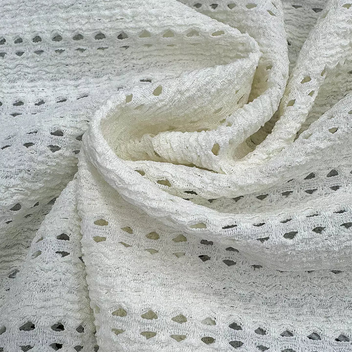 Openwork Knitted Jacquard Fabric