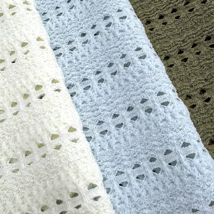 Openwork Knitted Jacquard Fabric